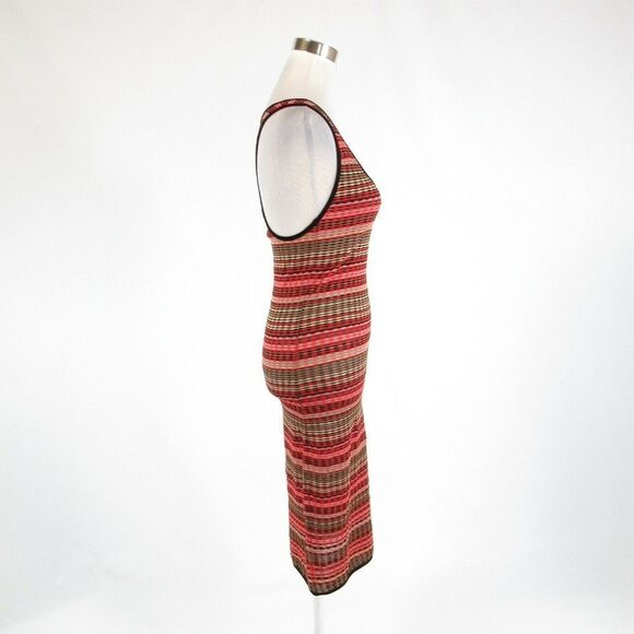 Coral orange MISSONI bodycon dress 4 - Picture 5 of 8